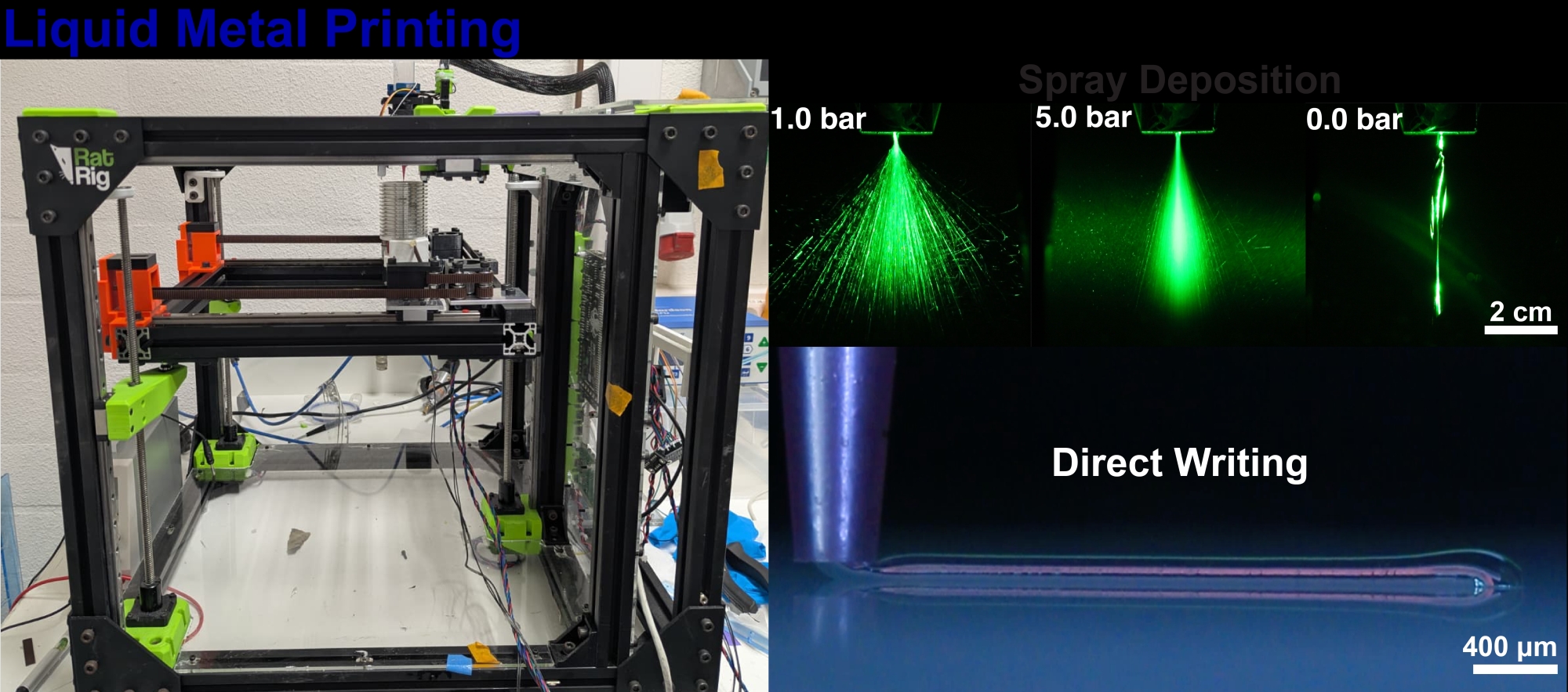 Liquid Metal Printing. Snapshot from Hasselt University’s presentation.